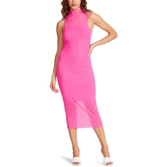 Dresses & Skirts - Women's Sidra Dress Pink Glo Small Knit Polyester Spandex Hand Wash